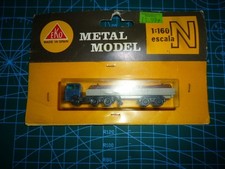 N GAUGE EKO METAL MODEL COVERED FLATBED TRUCK 1:160 NEW OLD STOCK