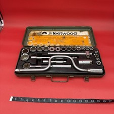 Vintage Rockford 25 Piece 12 Inch Drive Socket Set W Case Japan Vintage Rockford 25 Piece 12 Inch Drive Socket Set W Case Japan