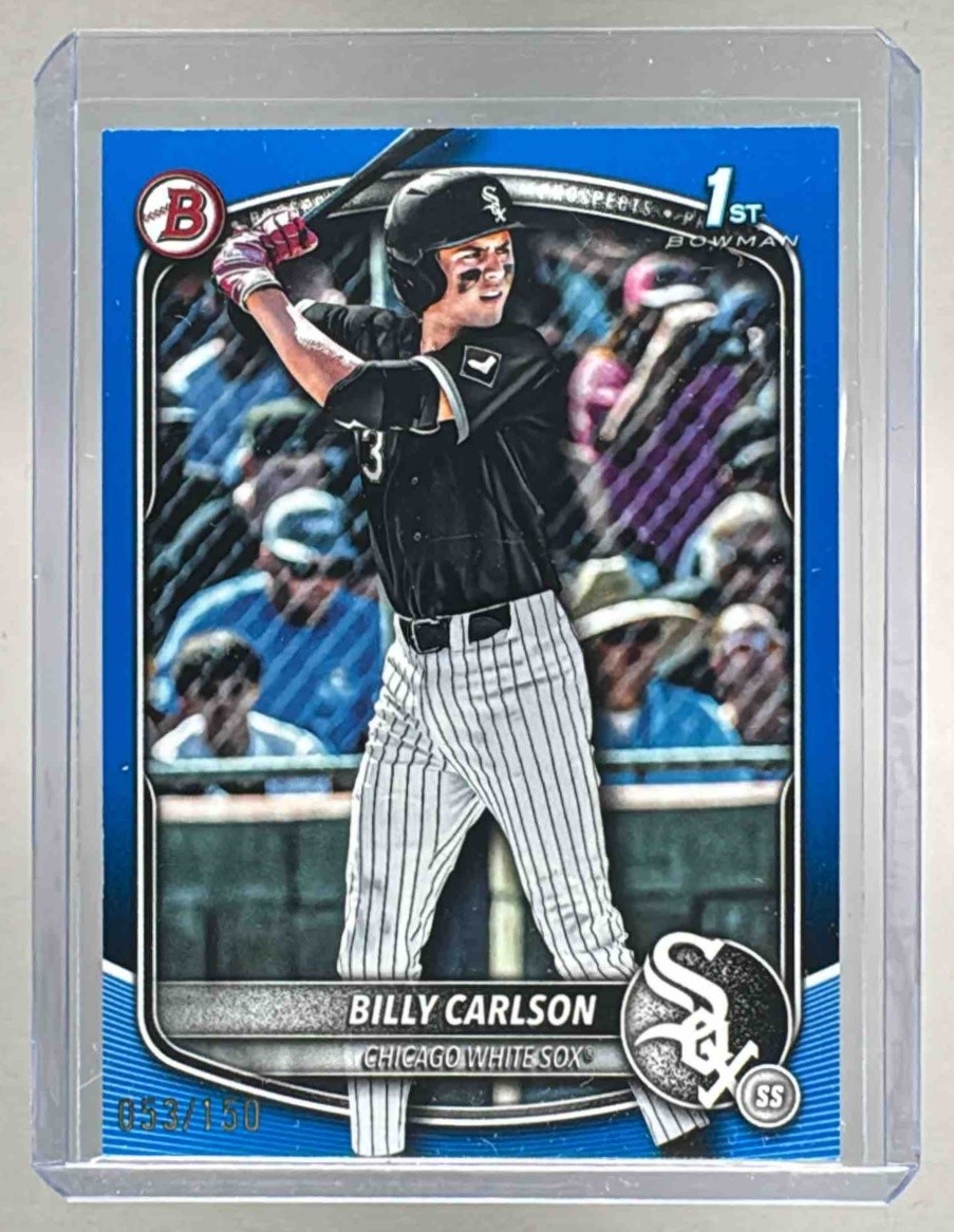 Billy Carlson 2025 Bowman Draft #BD-10 Blue Border 1st RC /150