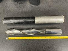 1-1/2" Solid Carbide End Mill 8" Flute Length Ball end 12" OAL 2 nose 1.5" 1 1/2