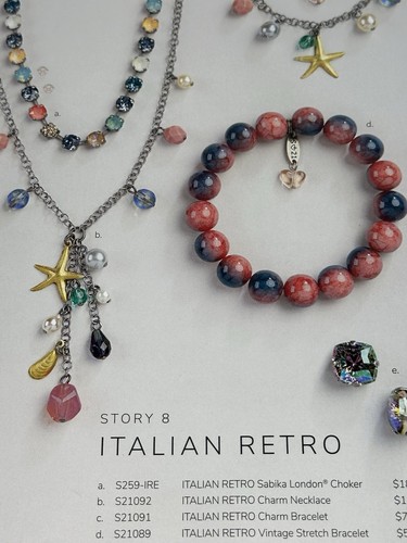 Sabika Spring/Summer 2021 Italian Retro Vintage Stretch Bracelet