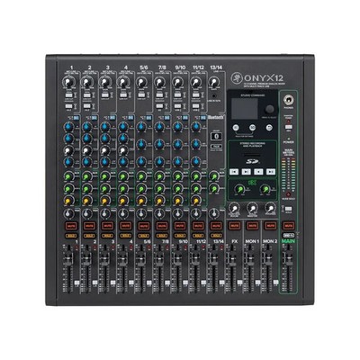 Mackie Onyx12 12-channel Analog Mixer with Multi-Track USB