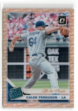 2019 Donruss Optic We The People Caleb Ferguson #62 RC Dodgers Rated Rookie /76
