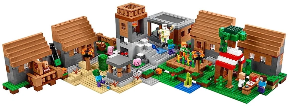 Unbuilt Lego Creator: MINECRAFT：The Village(21128)With 1600 Pcs. Generic Brick - Image 2 of 3