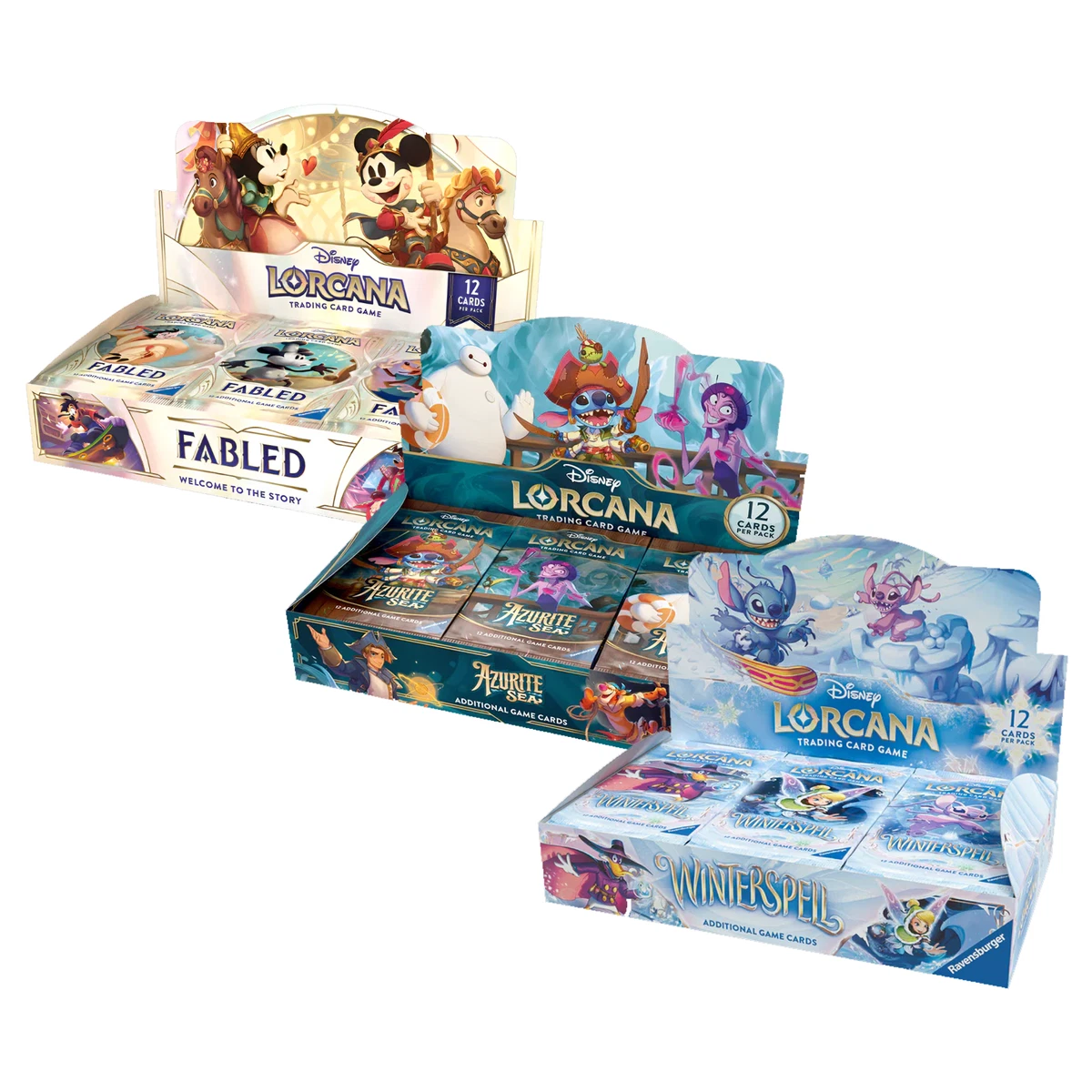 Ravensburger Disney Lorcana TCG Collectible Card Game Sealed Boxes