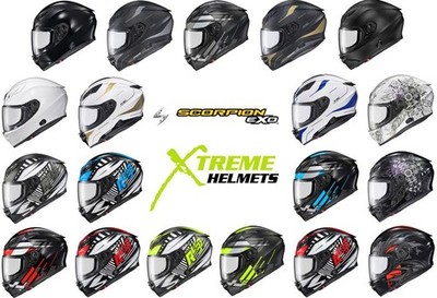 Scorpion EXO-R430 Helmet Lightweight Moisture Wicking DOT SNELL