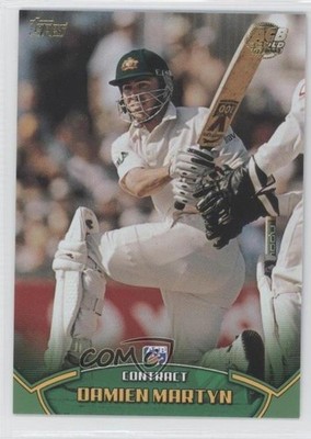 2002 Topps ACB Gold Cricket Contract Damien Martyn #C15 0m0