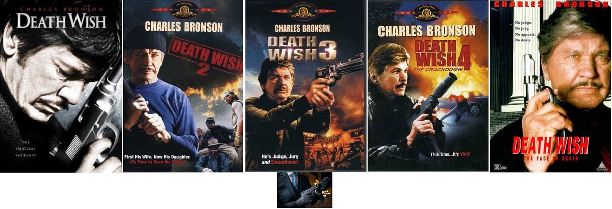 DEATH WISH 5 DVD Collection One 1 Two 2 Three 3 Four 4 Five