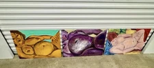 3X Nude Female Acrylic Paintings Original Art Modern Contemporary
