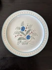 MCM Stangl Blue Daisy Chop Plate Hand Painted 12.25 Inches Made USA EUC