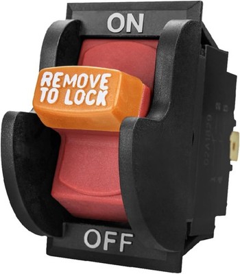 POWERTEC 120V/230V Dual Voltage 16 Amps, On/Off Safety Toggle Switch other 