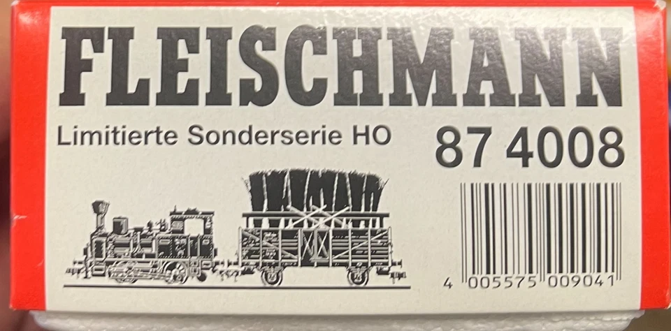 Fleischmann H0 87 4008 Zugset Tunnelputzerzug der SSB selten in OVP Z0 (2511) - Bild 2 von 4