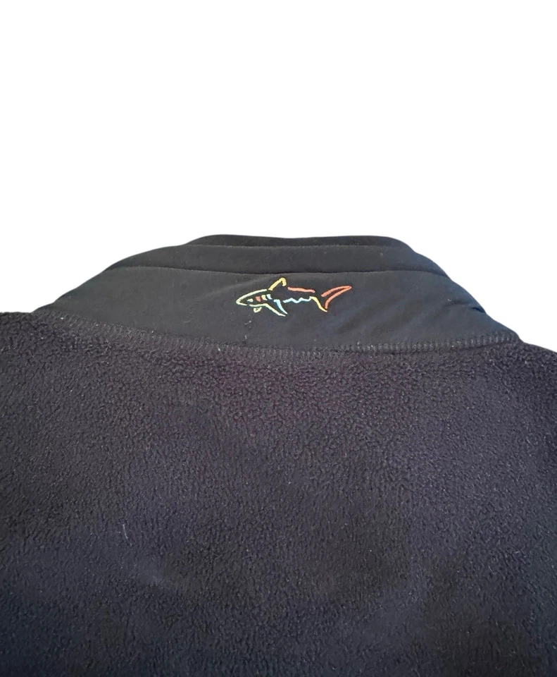 Chaleco de golf Greg Norman For Tasso Elba XL negro polar cremallera completa 3 bolsillos para hombre Foto 4 de 4