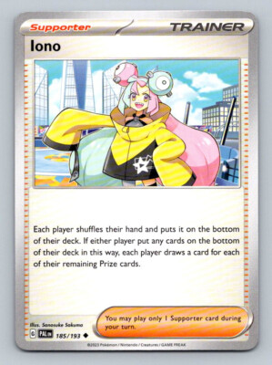 Iono 185/193 Paldea Evolved - Uncommon | eBay