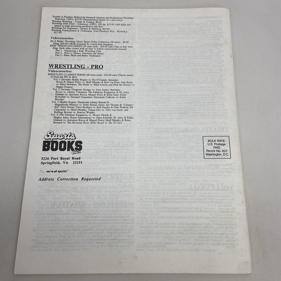 Yesterday Today Summer 1993 Catalog Sports Books Springfield VA eBay