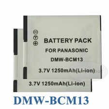 Confezione 2 batterie per fotocamera Panasonic Lumix DMC-TZ55,DMC-TZ57,DMC-TZ60,DMC-TZ70