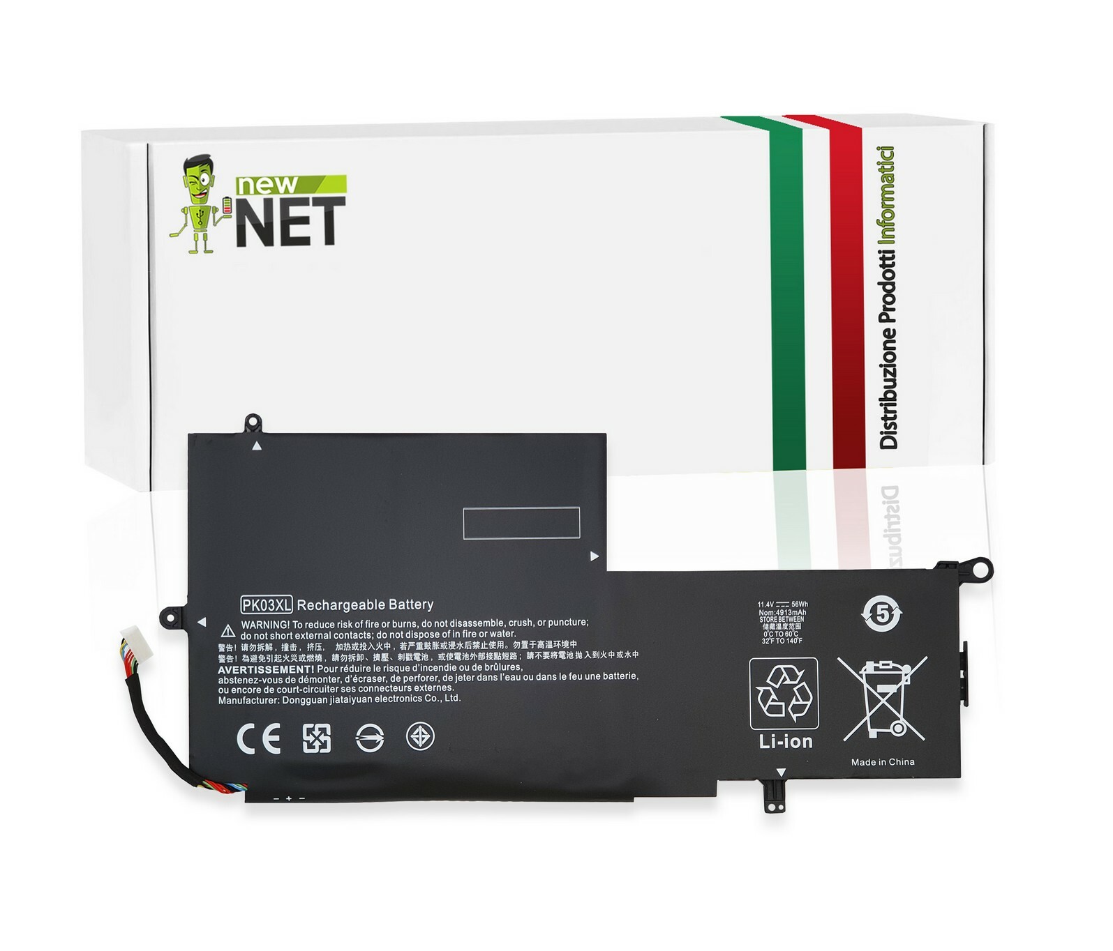 Batteria PK03XL Compatibile HP Spectre X360 13-4000NC - Rinascita