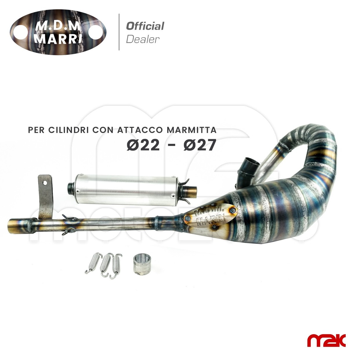 MARMITTA SCARICO ESPANSIONE RACING MARRI MDM PER PIAGGIO CIAO SI