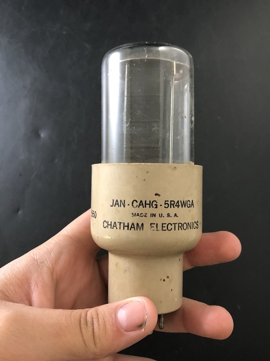 Chatham Electronics 5R4WGA 真空管 CHATHAM JAN-5R4WGA VINTAGE ELECTRON VACUUM TUBE JAN-CAHG-5R4WGA F6