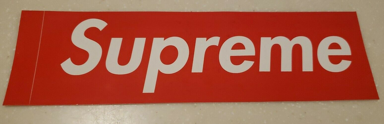 素晴らしい価格 Supreme Red Box Logo Sticker 通販 Authentic 100%