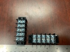 10-PCS Multicomp MC24338 Conn Terminal Block 5 POS 11mm Screw Panel Mount 20A