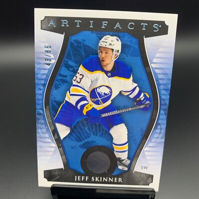 2023-24 UD Artifacts #56 Jeff Skinner Light Blue Steel /85 Buffalo Sabres