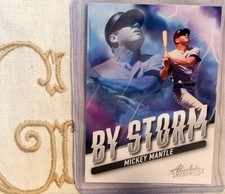 Mickey Mantle, New York Yankees, 2022 Panini Absolute By Storm Insert BYS-8 🇬