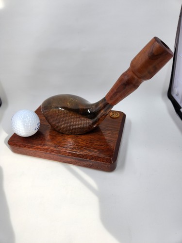 1940s GENE SARAZEN Wilson Storke Master Golf Club Pen Holder & St Andrews Ball - Picture 5 of 14