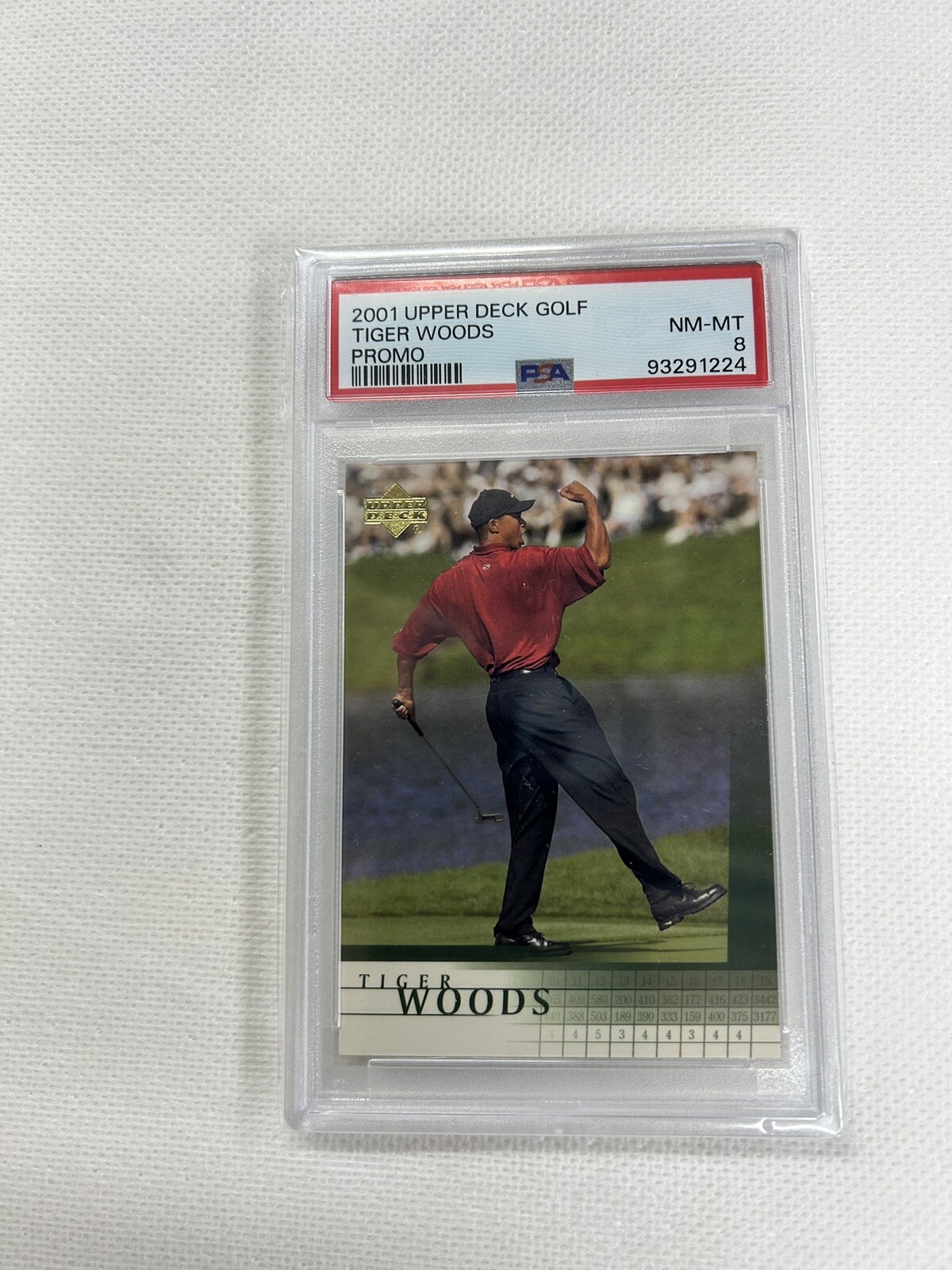 Tiger Woods & Jack Nicklaus Golf Cards view 8