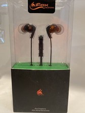 Ifox Creations iFE4 Wired Headphones Brand New. B16