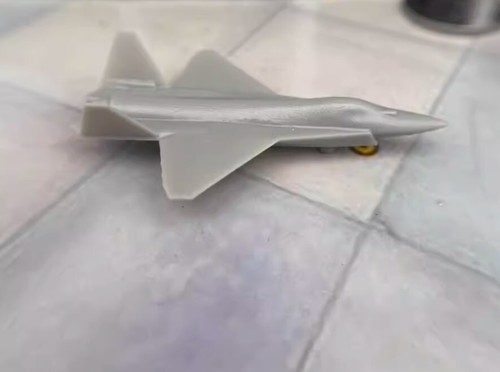 1/350 1/700 Su-75 Fighter Jet Resin Aircraft Fighter Jet Mini Modello Stampato in 3D - Foto 2 di 5