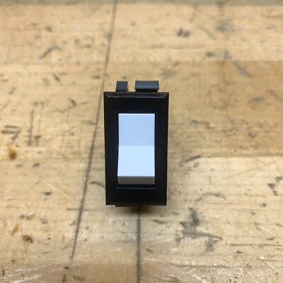 Standby or Power Switch for Mid to Late 70s Ampeg - SPST - White w/ Black Bezel