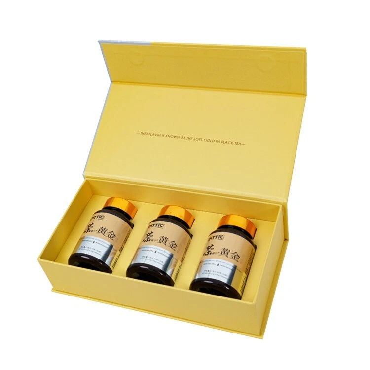 3 botellas/caja de tabletas a presión Chajianning Gold que protegen la salud intestinal Foto 2 de 4