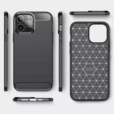 Für Nothing Phone (3a) Pro - Cover HandyTasche Case Schutz Hülle CARBON Premium