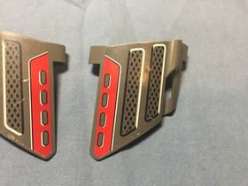 D-1 Lego Dark Bluish Gray Technic Fairing Pair 8454 44352 44353 2003