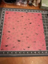 Scrapbook paper lot 12x12 Halloween K Co Orange Spider Web Boil brew trouble 4p