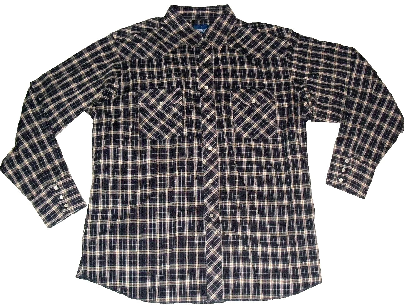 Wrangler Black Casual Button-Down Shirts for Men