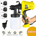 Eu Plug 800 Ml Large Capacity Electric Paint Sprayer with Paint Pot Power Tools