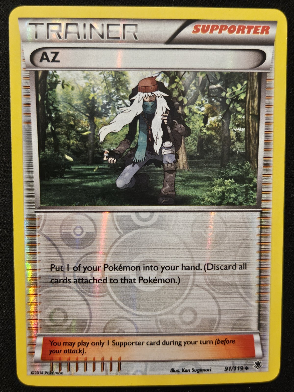 AZ 91/119 XY Phantom Forces Reverse Holo Trainer Supporter Pokémon TCG 2014 LP