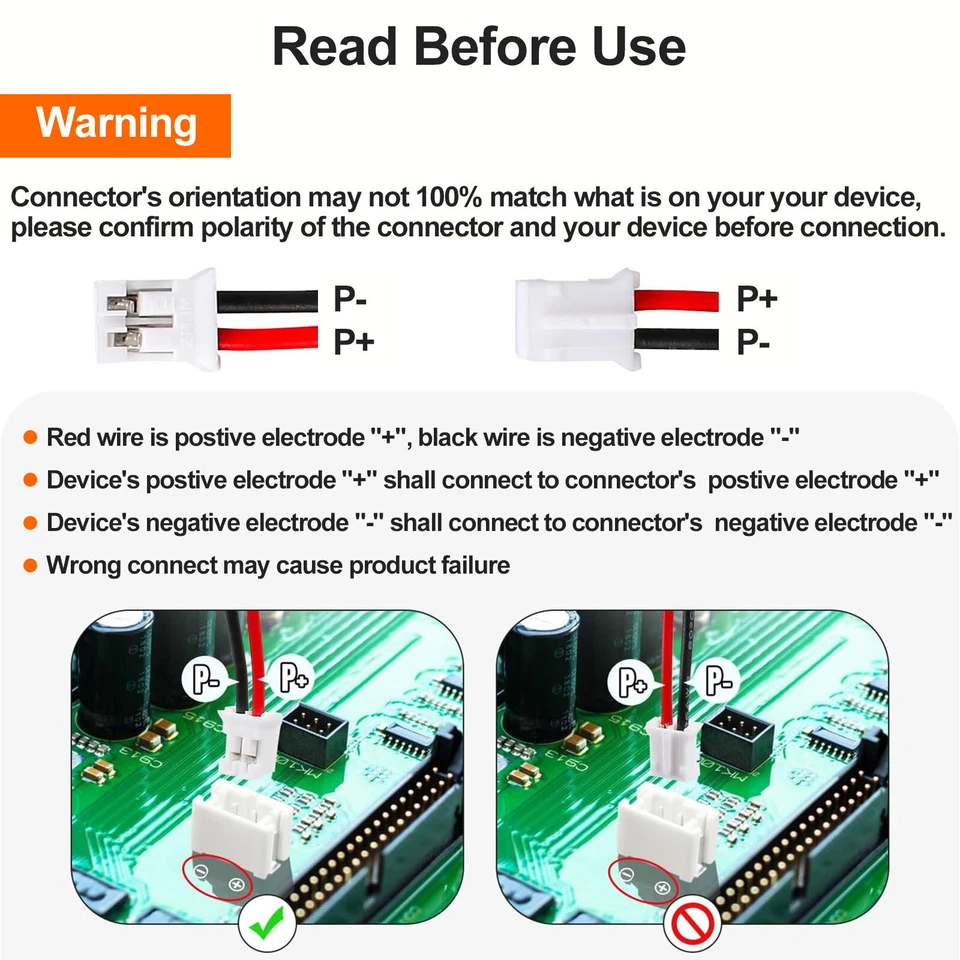 3,7V 5000mAh 18,5Wh Polymer Li Ion Akku Lipo 105080 PH2.0A-Stecker kompatibel - Bild 3 von 4