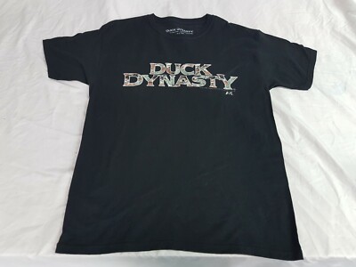 DUCK DYNASTY tee t-shirt black hunting M medium