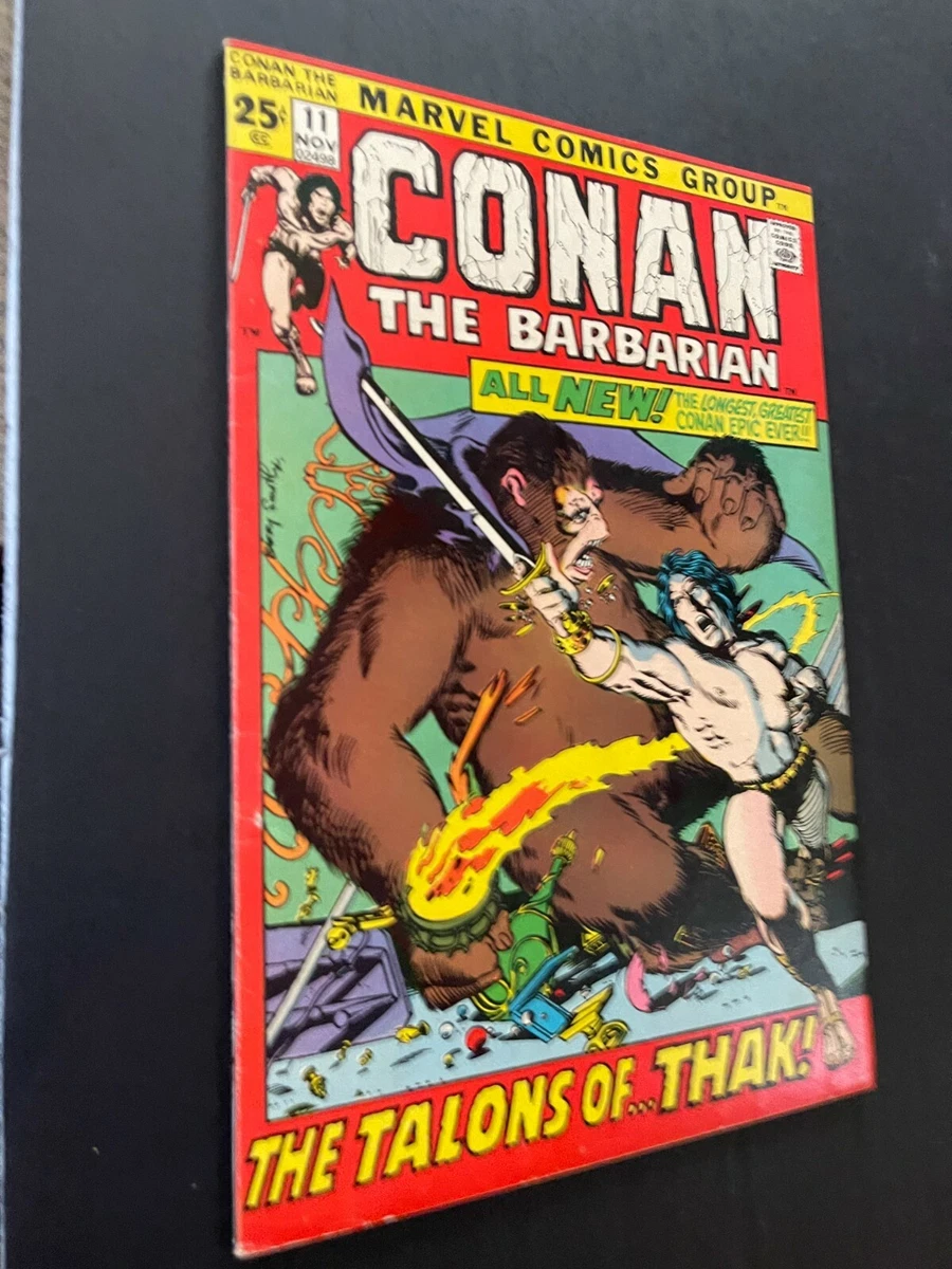 Conan the Barbarian #11 - Rogues in the House starring Thak (Marvel, 1970)  F/VF