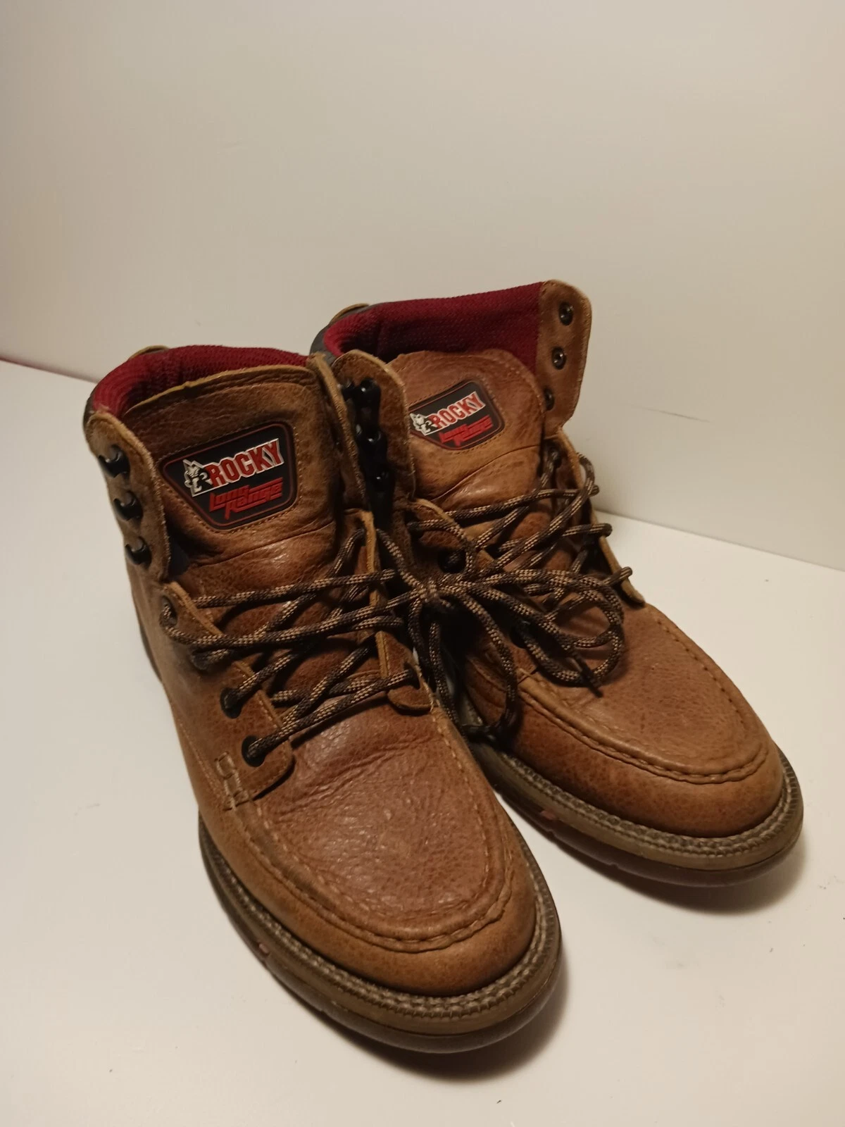 ~Rocky Boots Men's Size 10 Brown Leather Hiking Camping~
Opens in a new window or tab