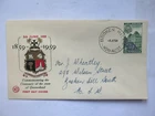 WCS FIRST DAY COVER 1859 to 1959 QUEENSLAND CENTENARY AUSTRALIA 4 Pence STAMP