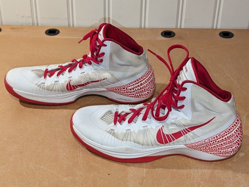 NIKEid 2013 Nike Hyperdunk 630845-992 Size 12.5 Rare RED WHITE BASKETBALL SHoES - Picture 6 of 11
