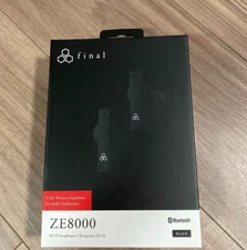 Final ZE8000 Bluetooth Wireless Earphones ANC 8K Sound Black High-Quality Audio