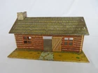vintage Marx 1950's Log Cabin Western Playset Playset tin litho