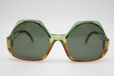 Marwitz Silver Frame Brown Lens Sunglasses Vintage Sunglasses MARWITZ Vintage Green Brown Silver Square  main image 2