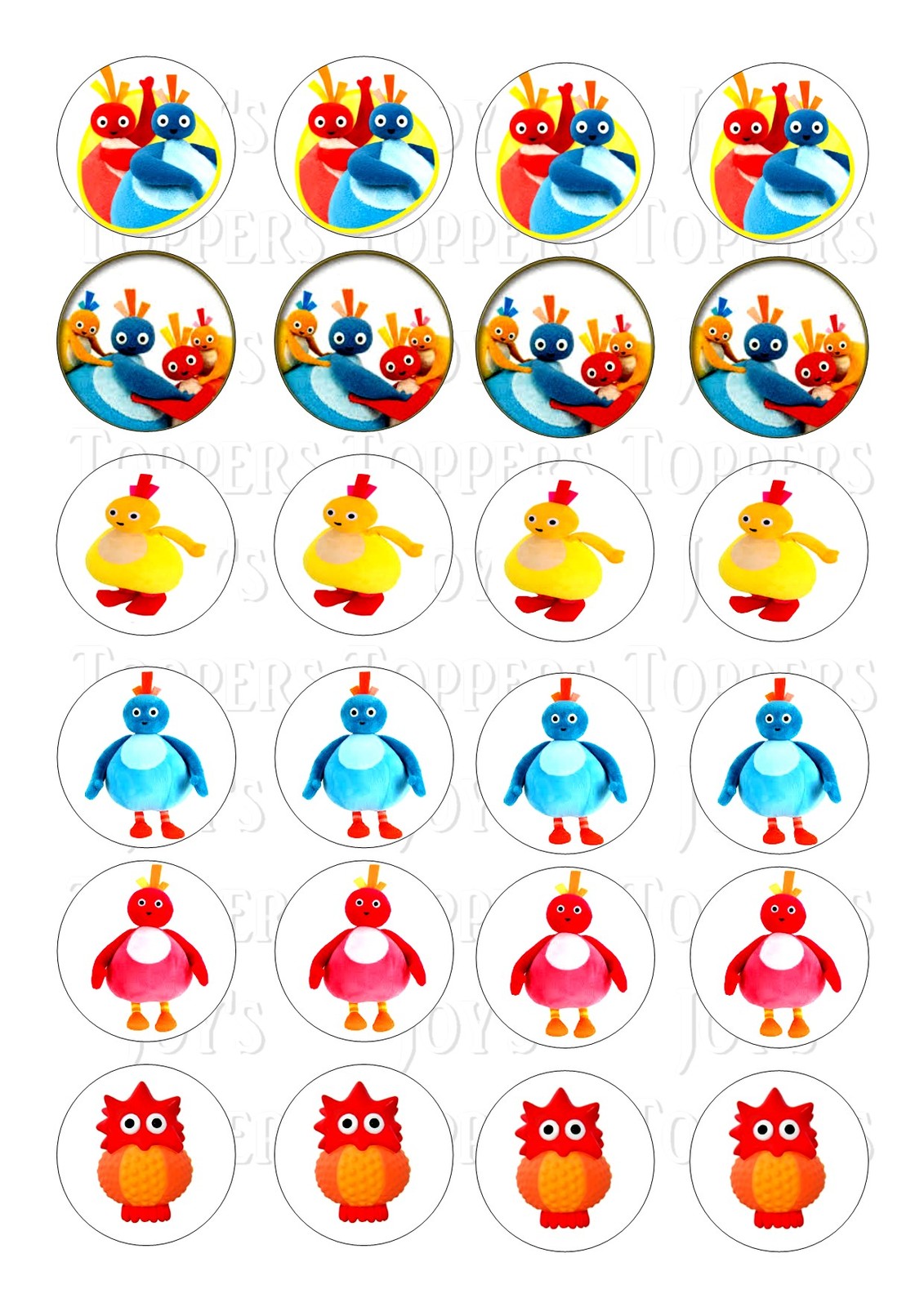 24 TWIRLY WOOS WAFER RICE EDIBLE FAIRY/CUPCAKE  CAKE  TOPPERS