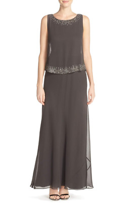 slate gray formal dress Ramy Brook Charles Jersey Cut Out Open Back Maxi Dress in Scarlet Red main image 0
